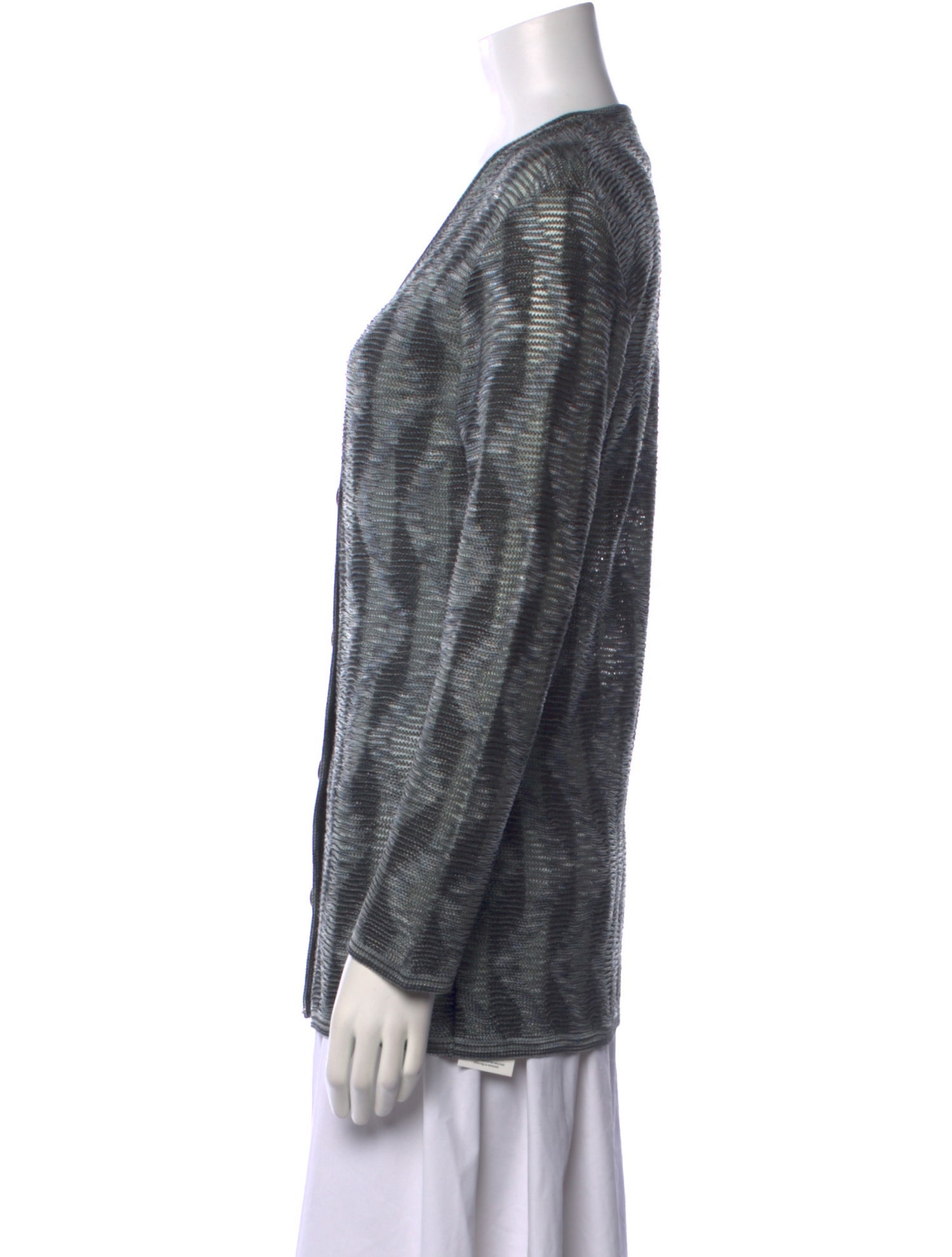 Missoni Sport Printed V-Neck Sweater