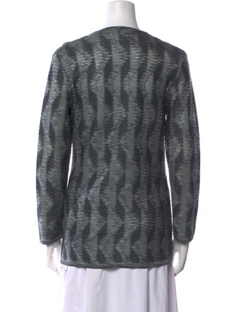Missoni Sport Printed V-Neck Sweater