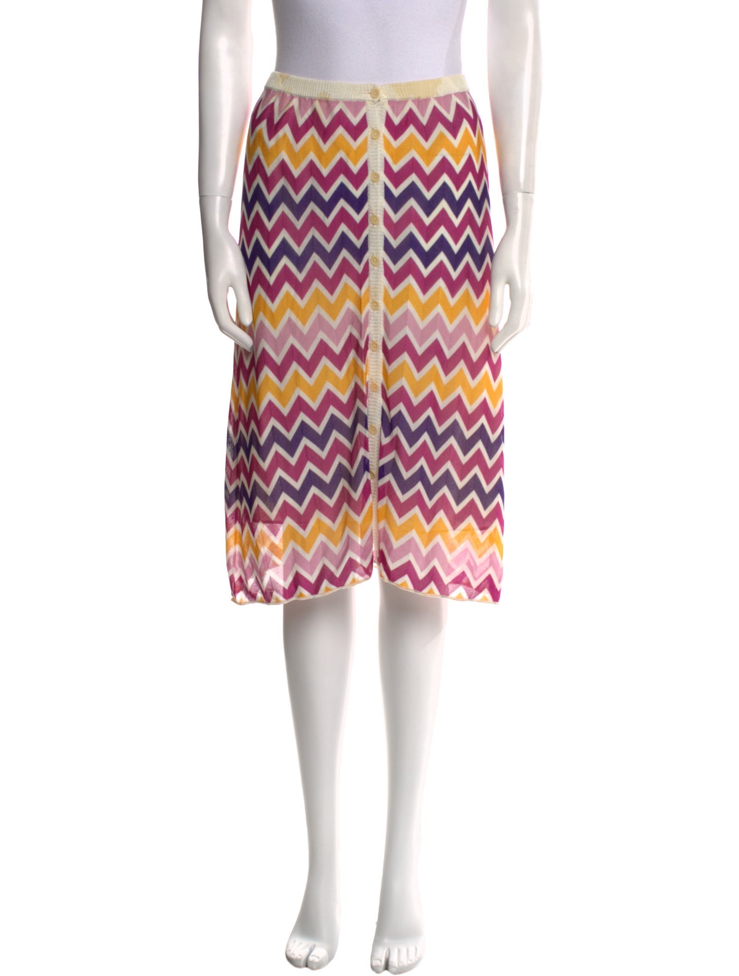 Missoni Sport Printed Knee-Length Skirt