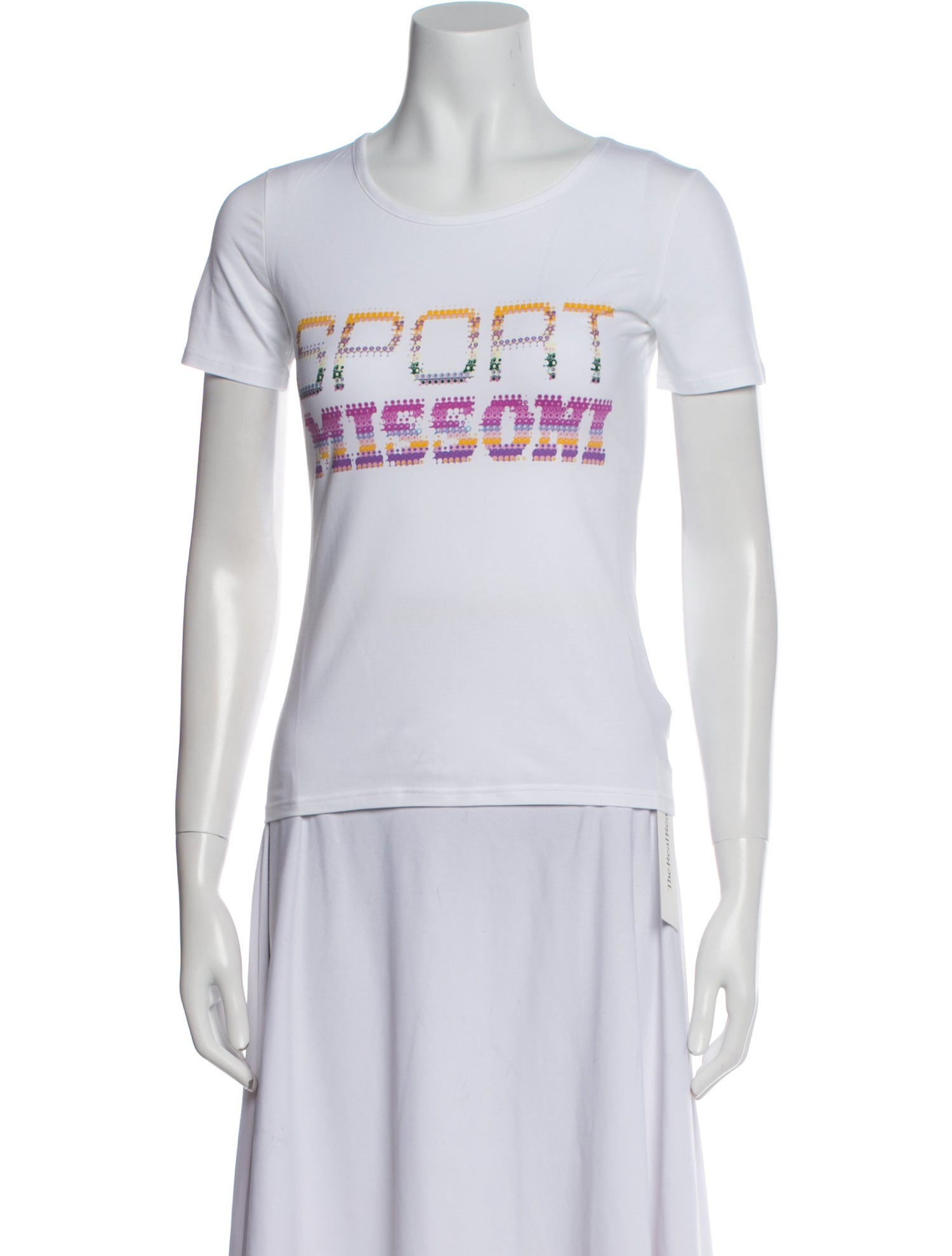 Missoni Sport Graphic Print Crew Neck T-Shirt