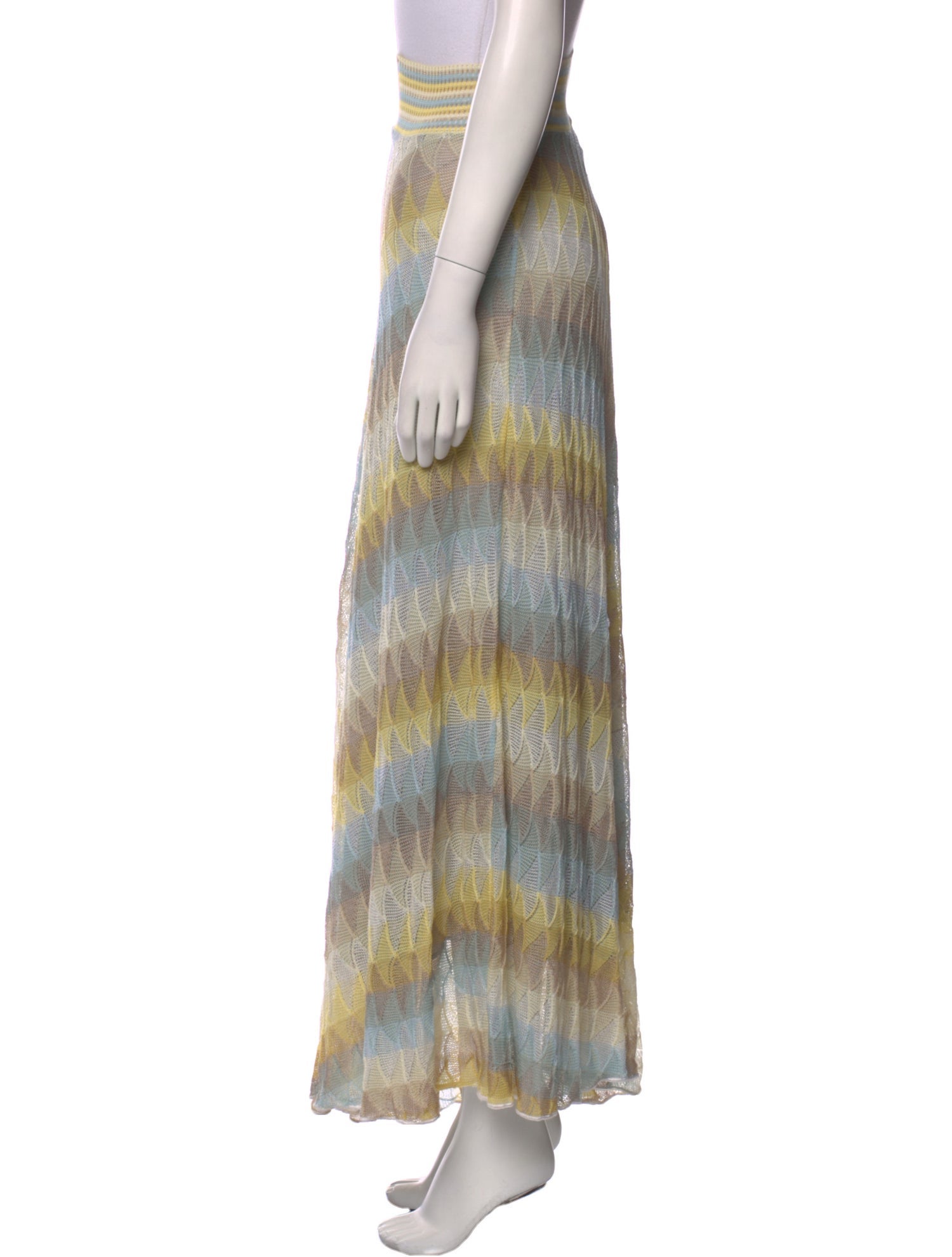 Missoni Sport Striped Long Skirt