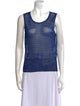 Missoni Sport Striped Scoop Neck Top