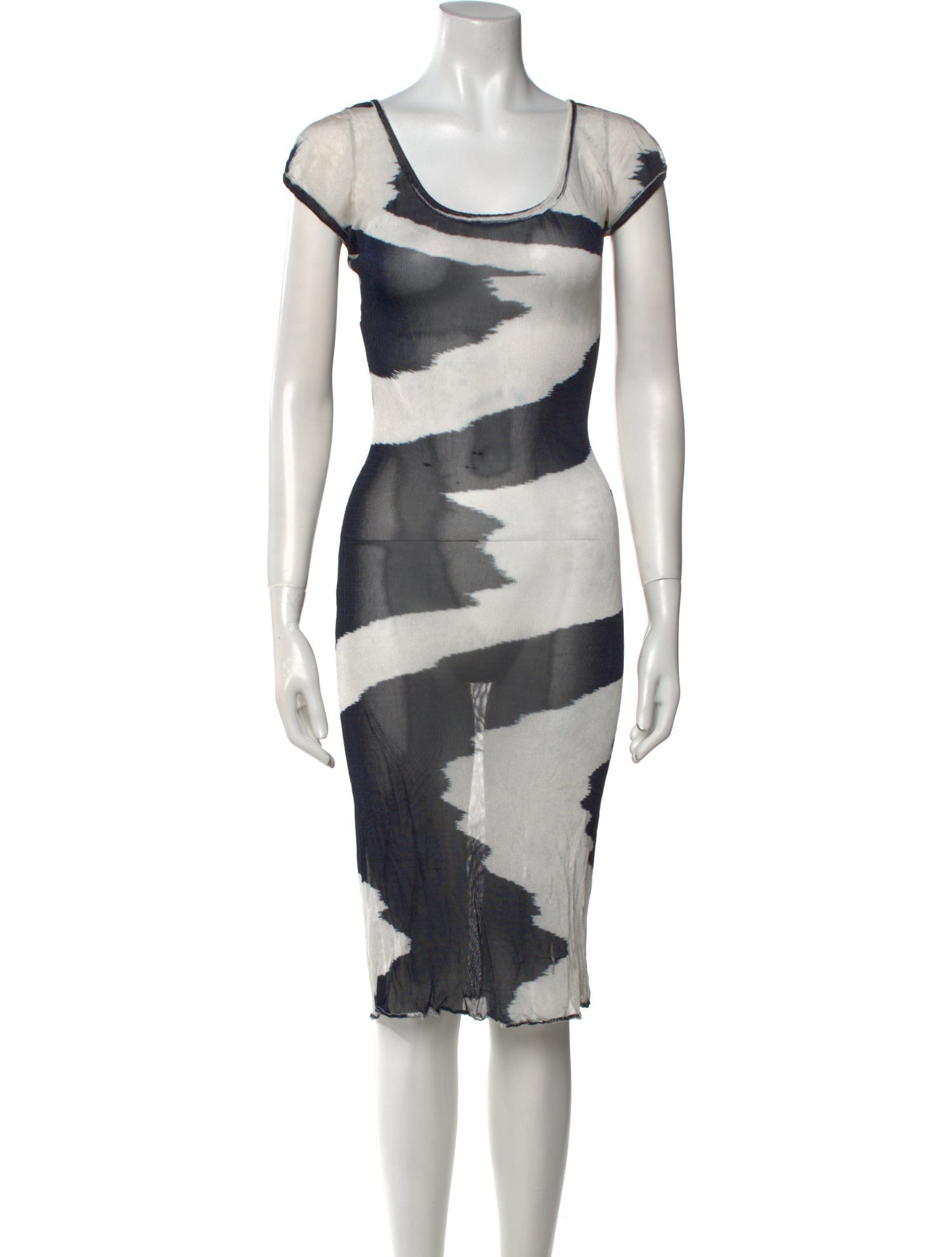Missoni Sport Tie-Dye Print Midi Length Dress