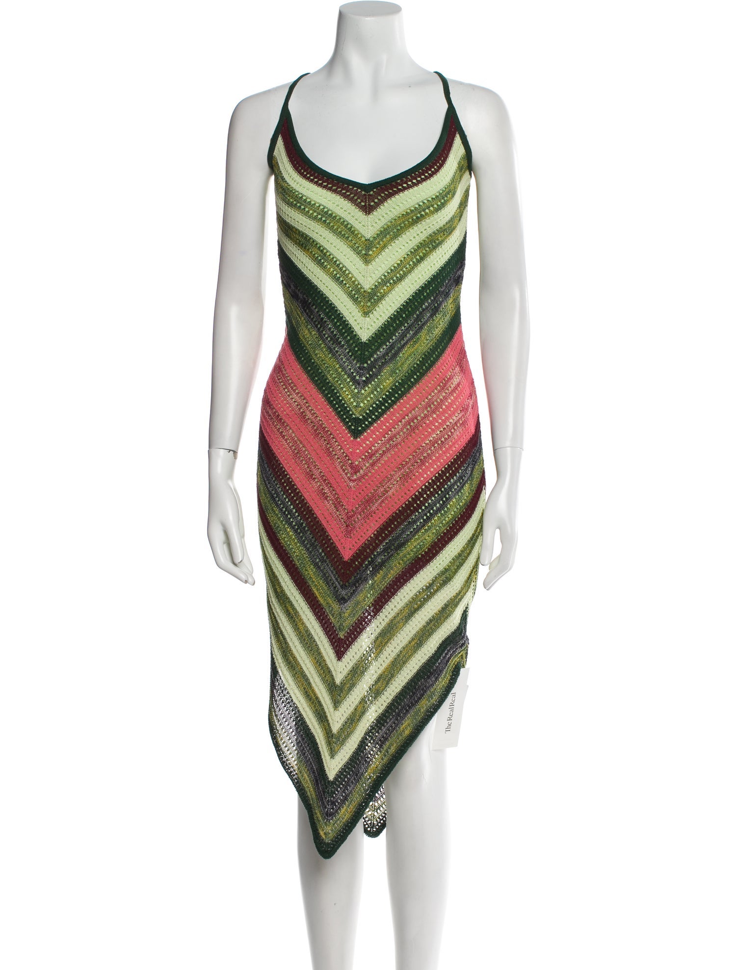 Missoni Sport Striped Midi Length Dress