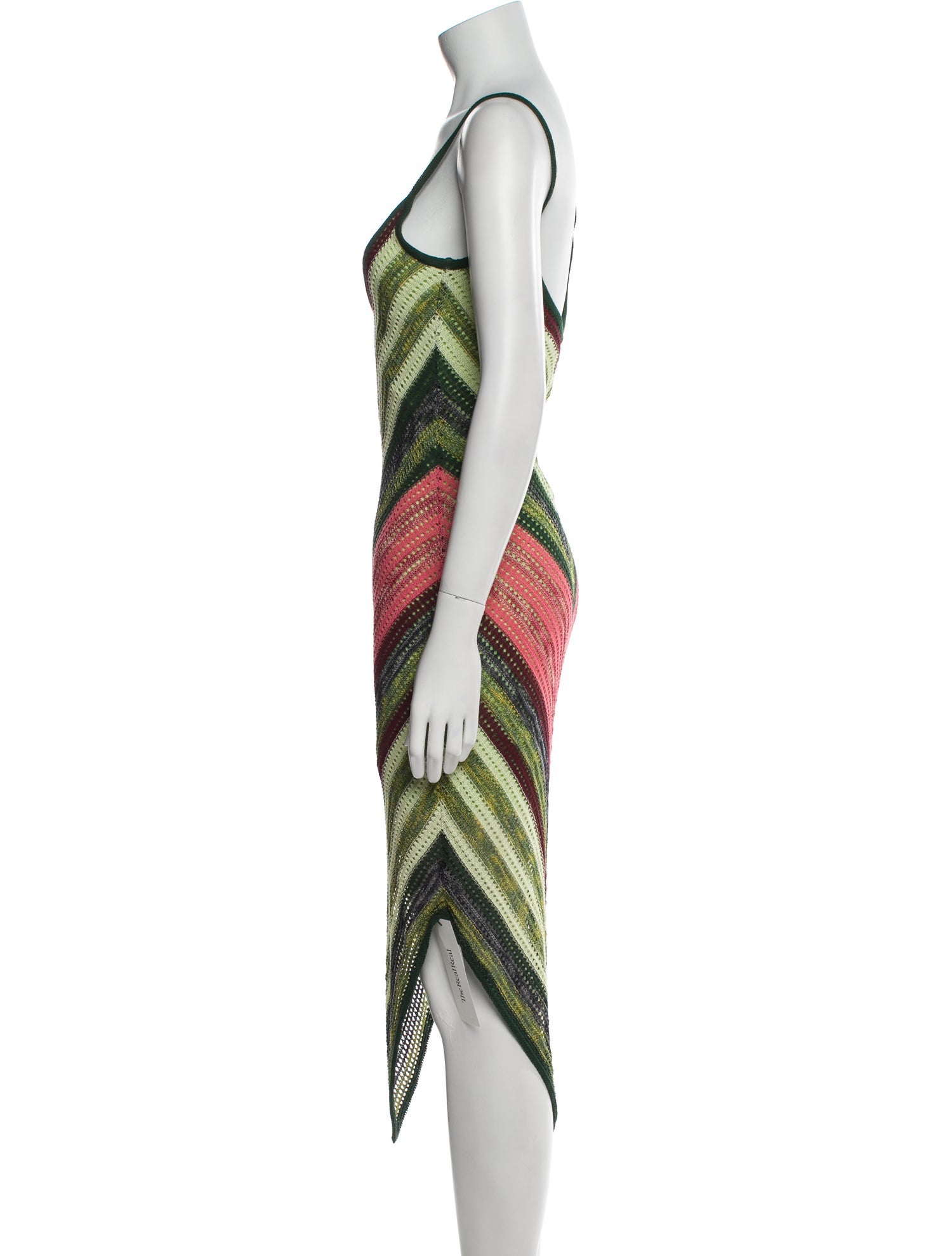 Missoni Sport Striped Midi Length Dress