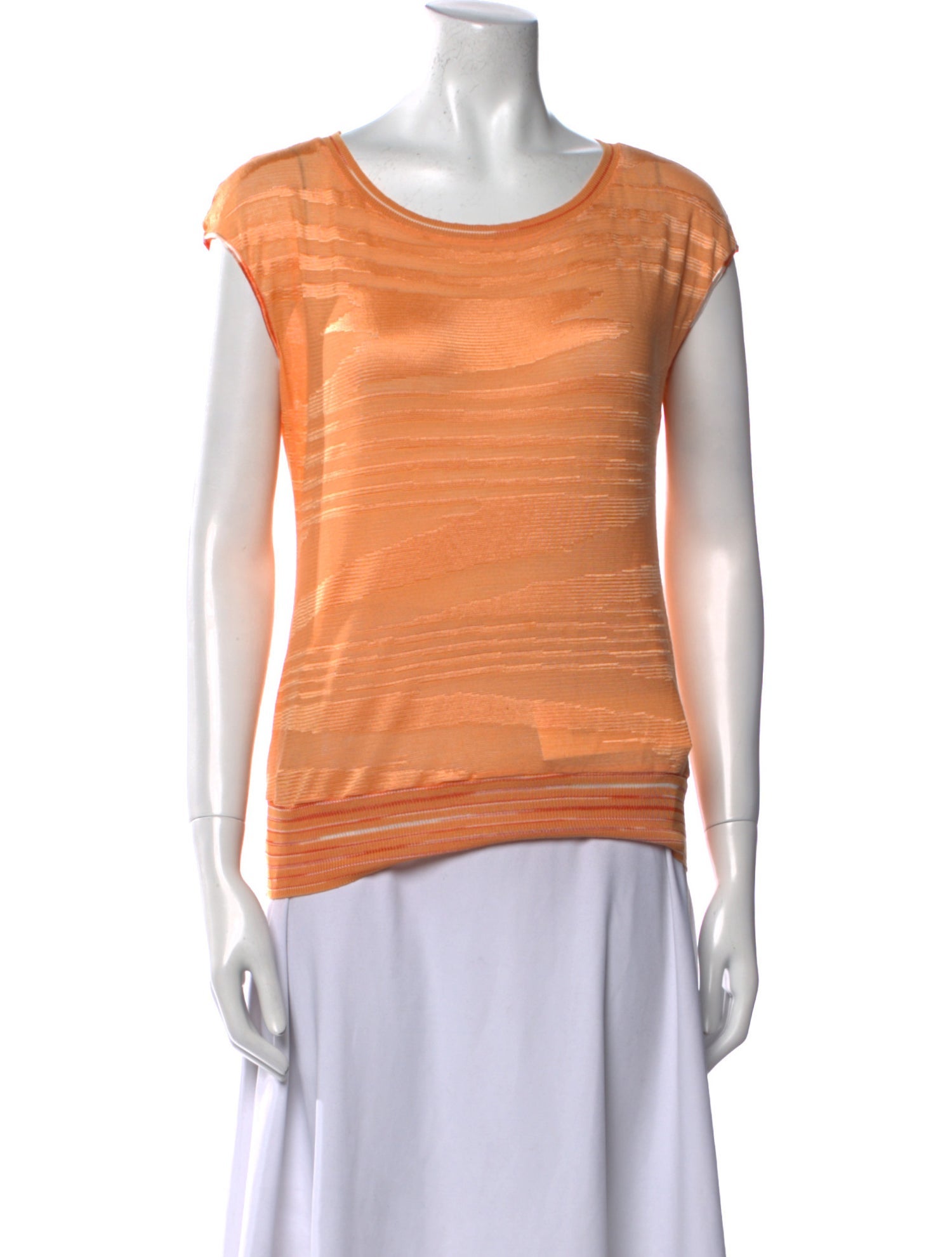 Missoni Sport Scoop Neck Short Sleeve Top