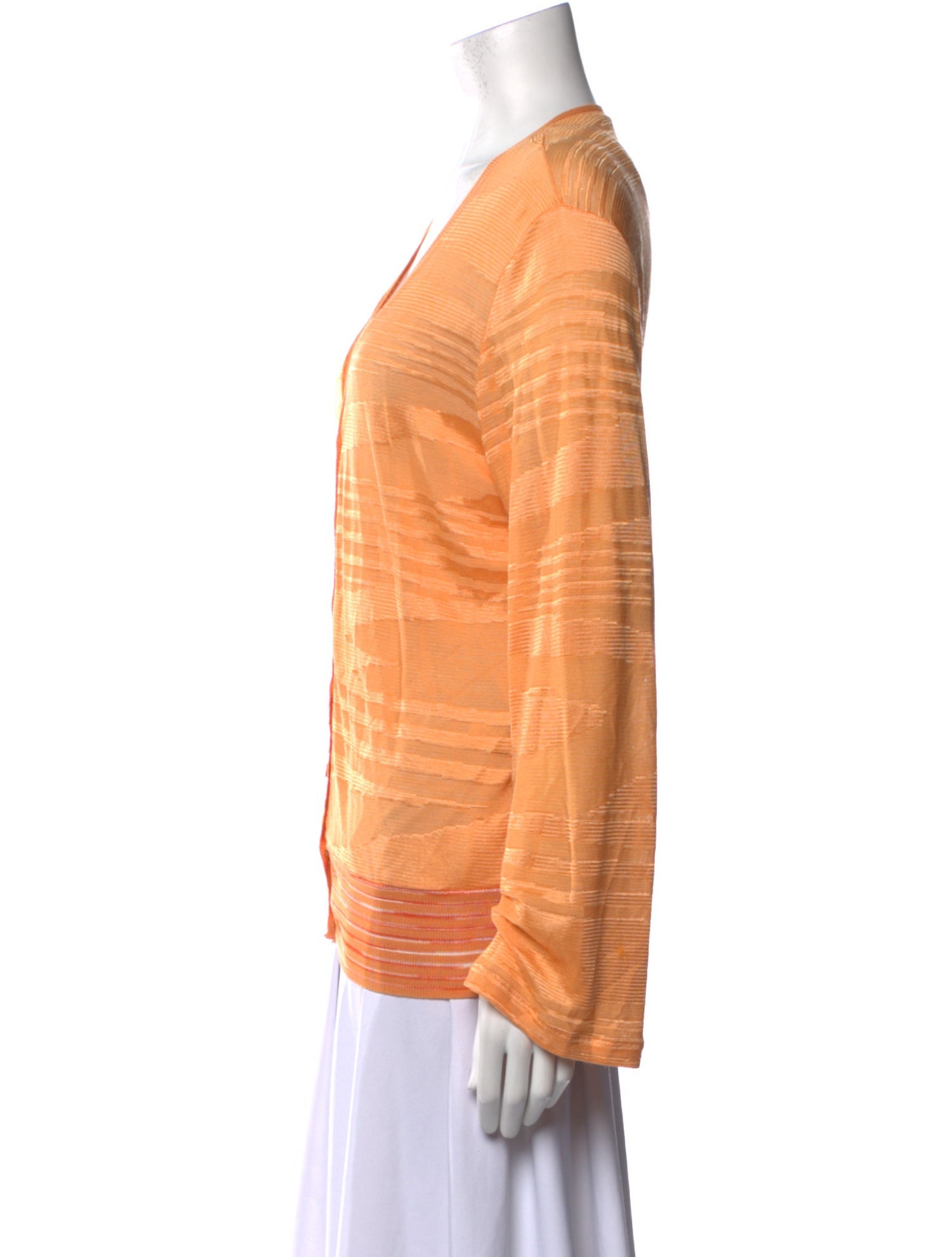 Missoni Sport Striped V-Neck Sweater