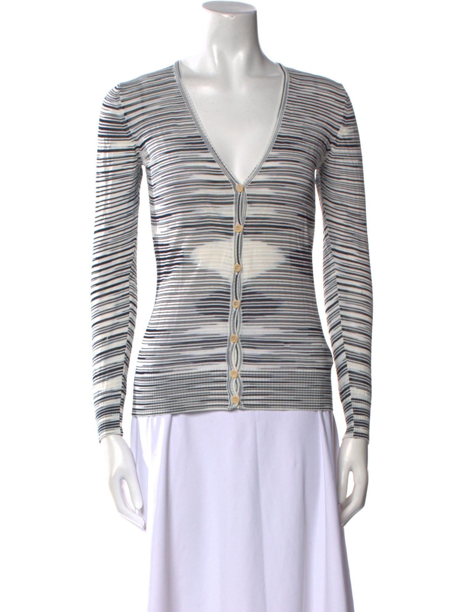 Missoni Sport Striped V-Neck Top