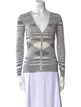 Missoni Sport Striped V-Neck Top