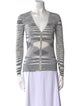 Missoni Sport Striped V-Neck Top