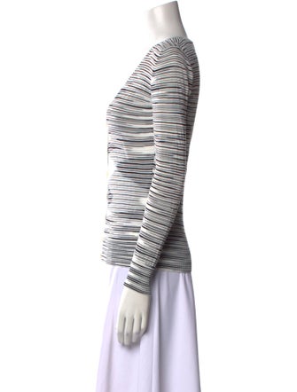 Missoni Sport Striped V-Neck Top