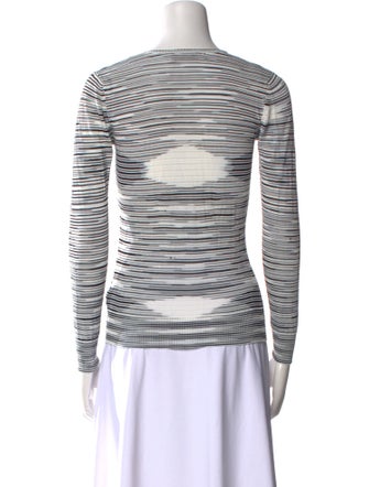 Missoni Sport Striped V-Neck Top