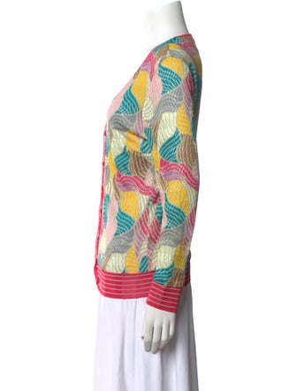 Missoni Sport Printed V-Neck Sweater
