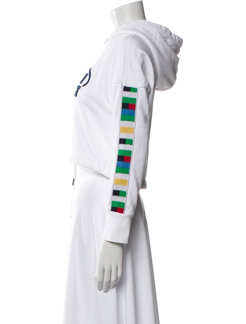 Missoni Sport Graphic Print Mock Neck Crop Top