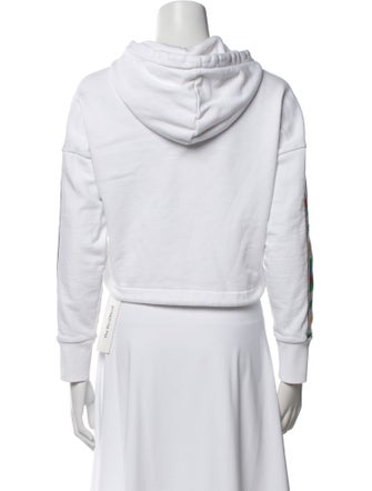 Missoni Sport Graphic Print Mock Neck Crop Top