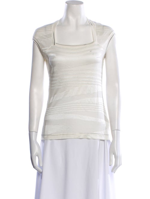 Missoni Sport Square Neckline Sleeveless Top