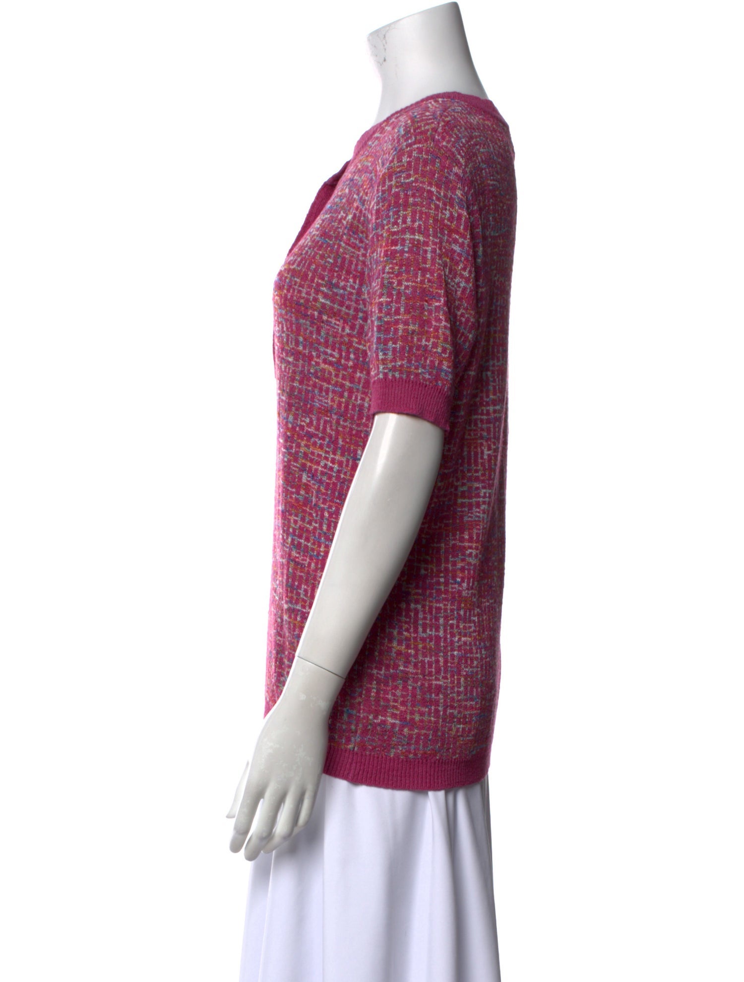 Missoni Sport Printed Crew Neck Polo