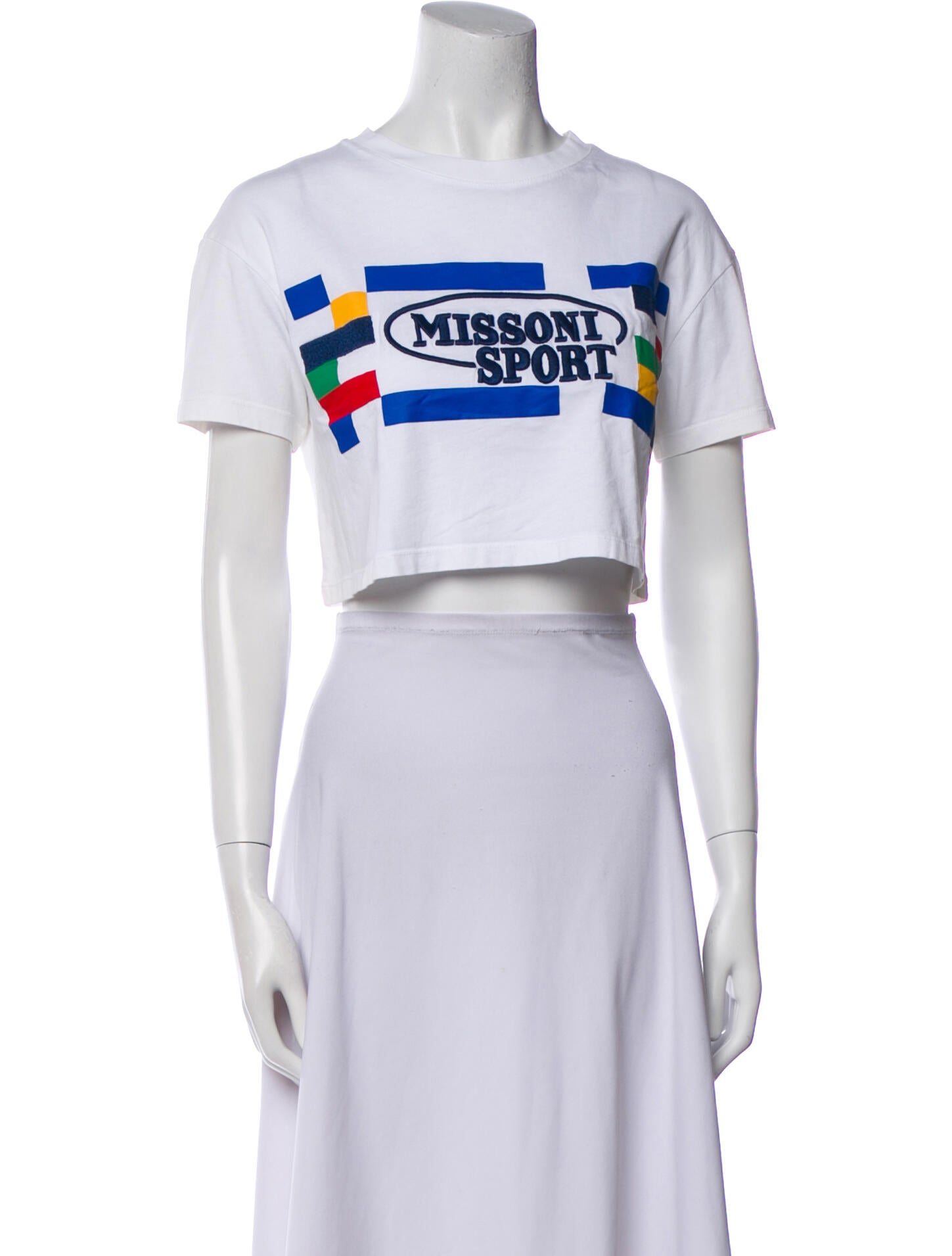 Missoni Sport Graphic Print Crew Neck T-Shirt