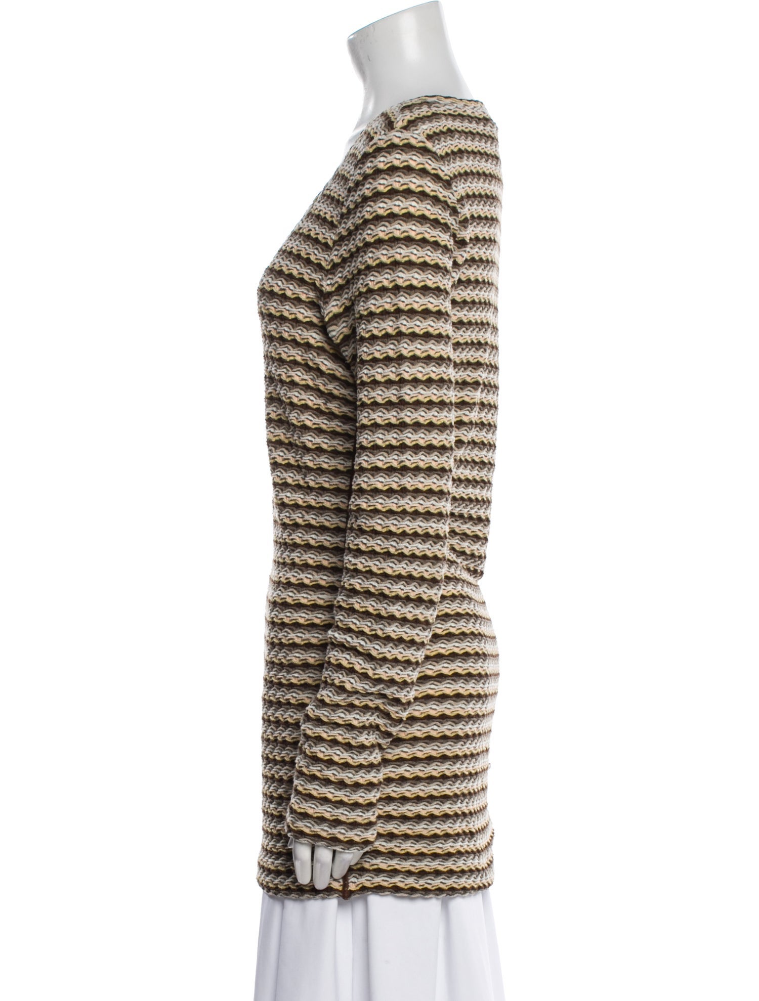 Missoni Sport Striped Scoop Neck Tunic