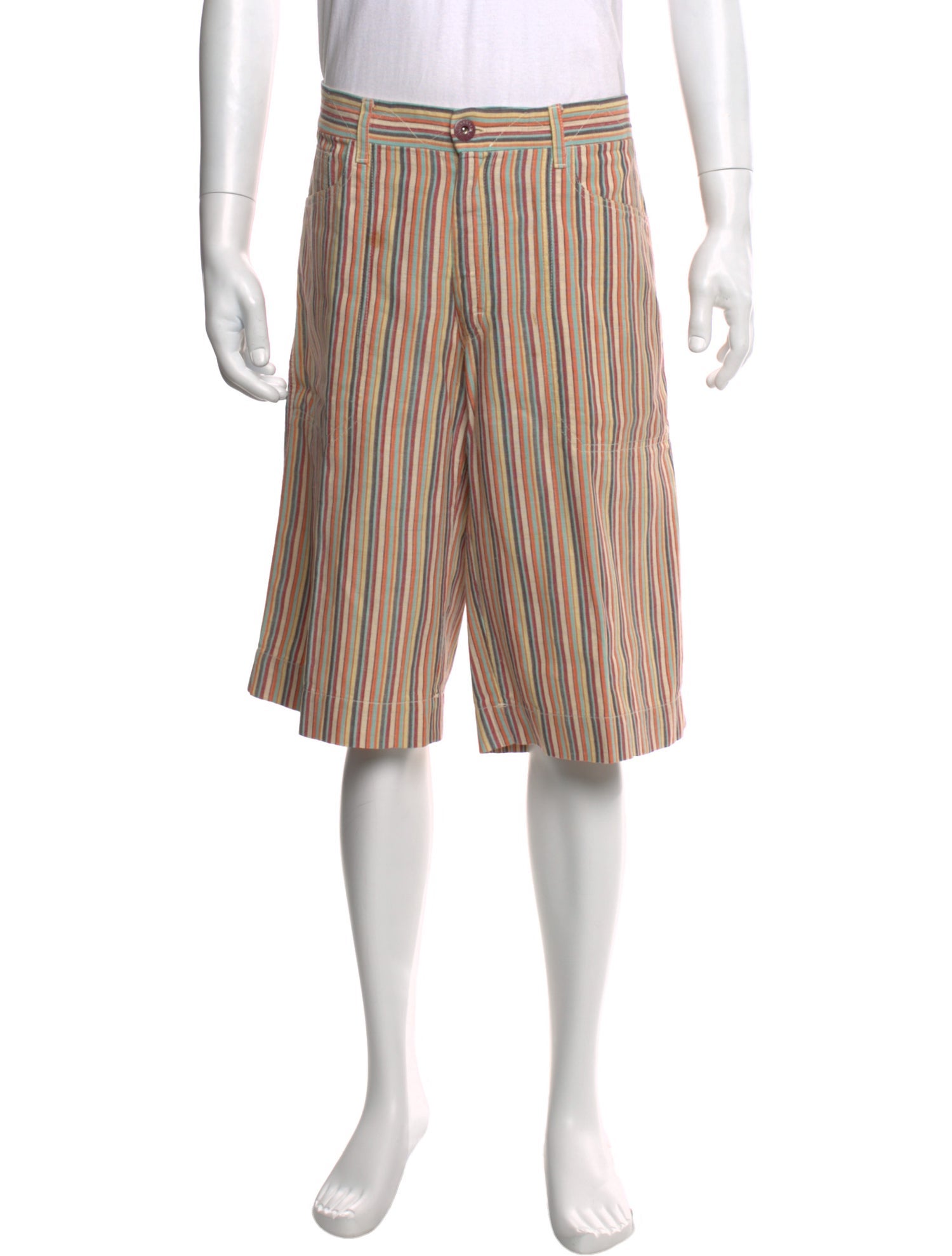 Missoni Sport Striped Jogger Shorts