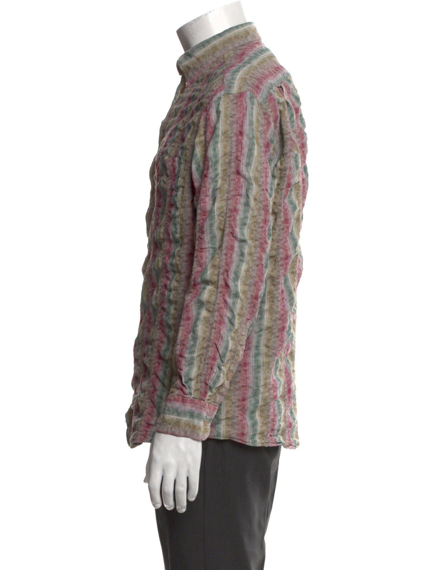 Missoni Sport Plaid Print Long Sleeve Shirt