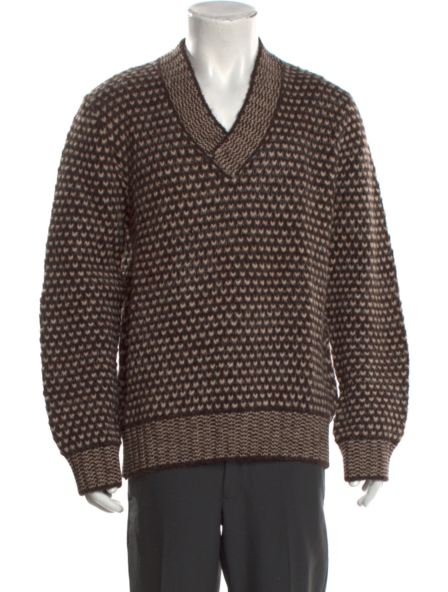 Missoni Sport V-Neck Long Sleeve Pullover