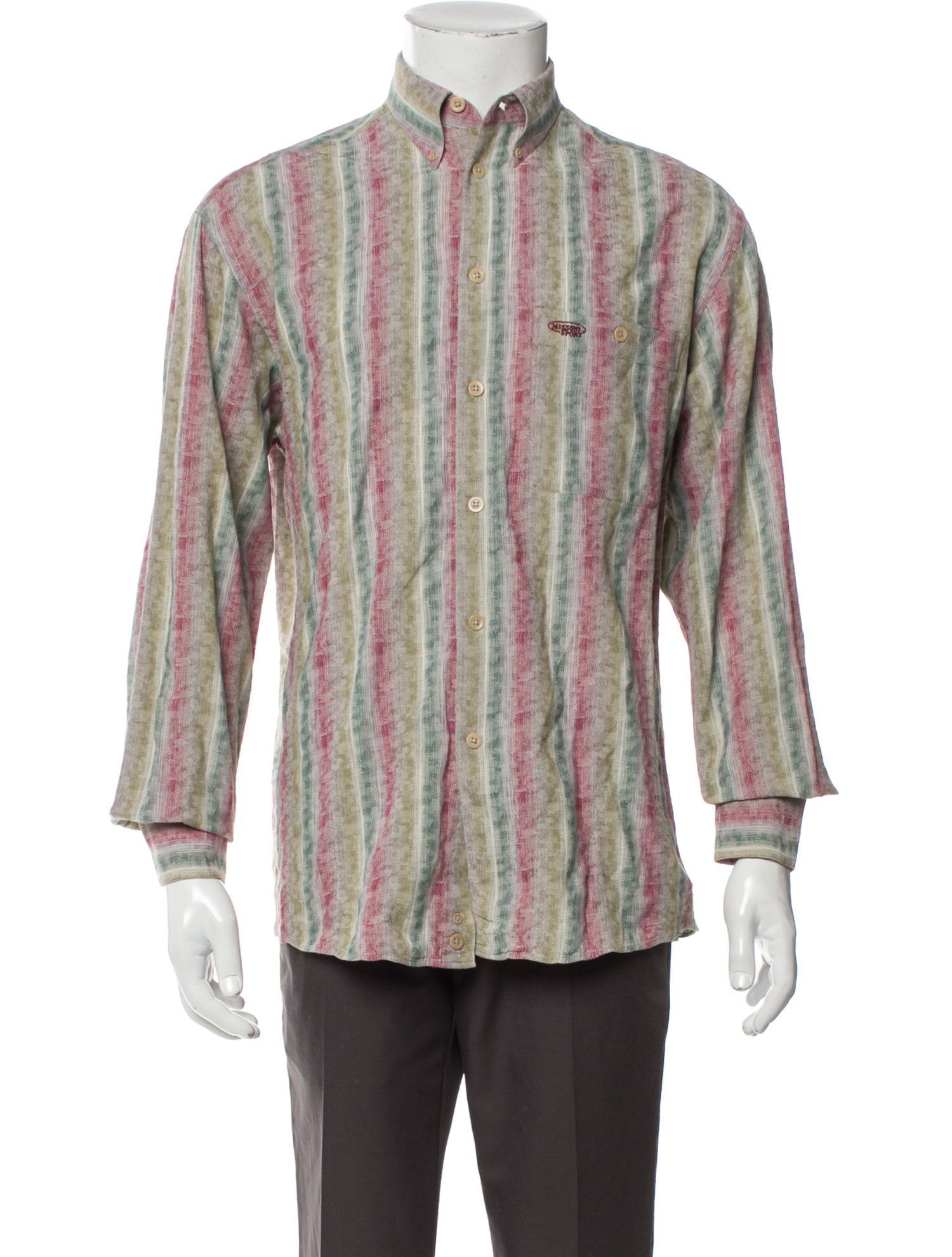 Missoni Sport Striped Long Sleeve Shirt