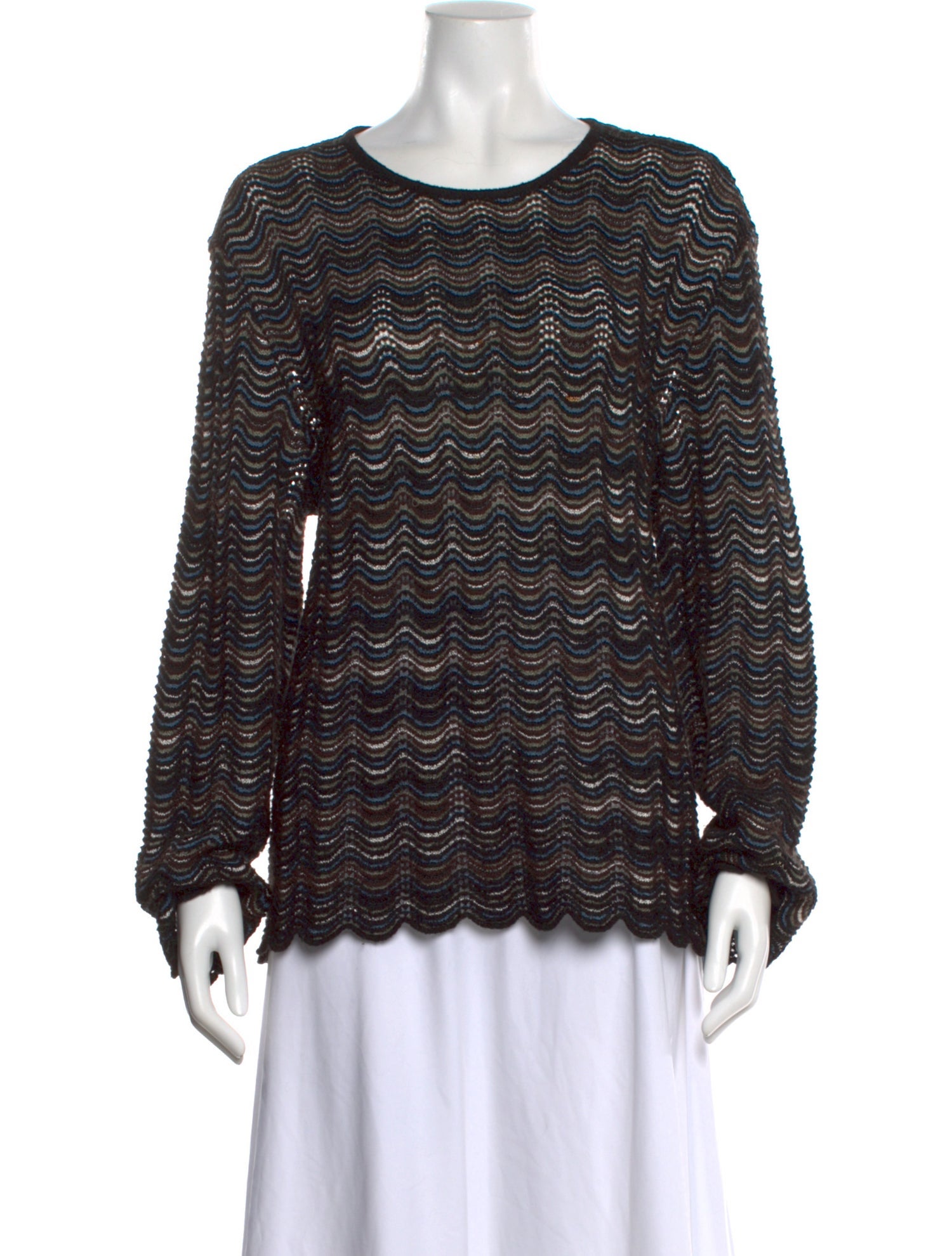 Missoni Sport Nylon Striped Sweater