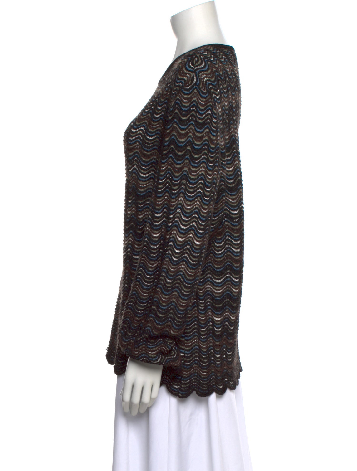 Missoni Sport Nylon Striped Sweater