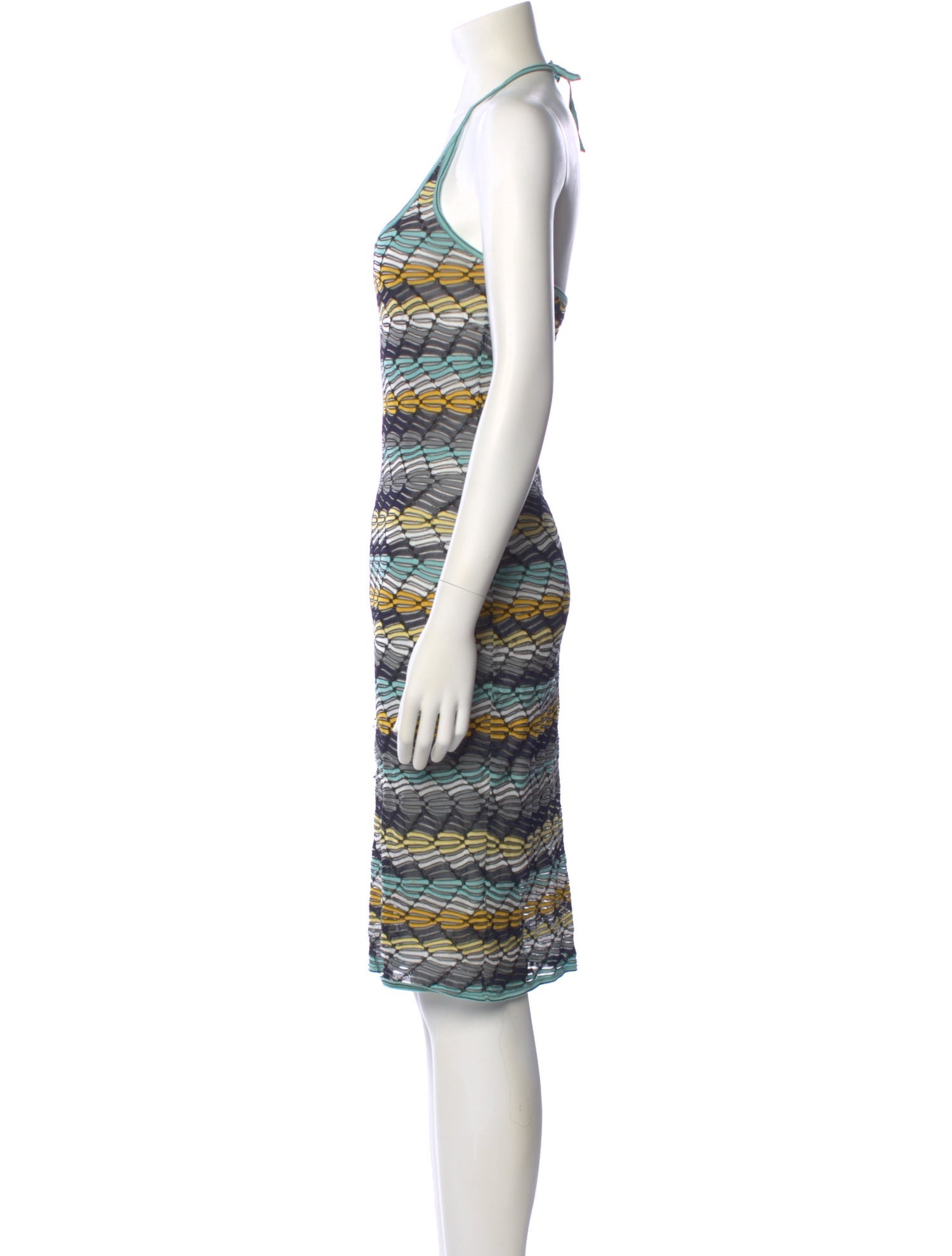 Missoni Sport Striped Knee-Length Dress