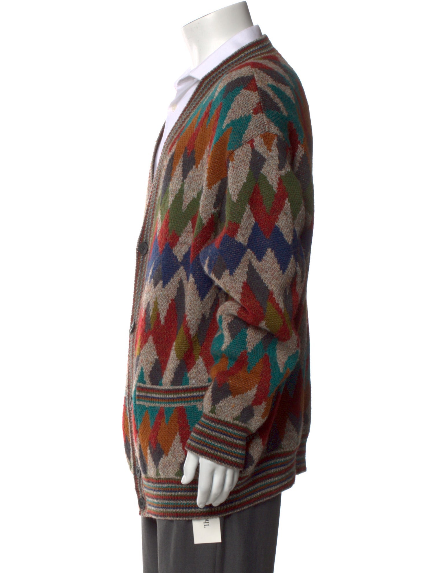 Missoni Sport Wool Printed Cardigan