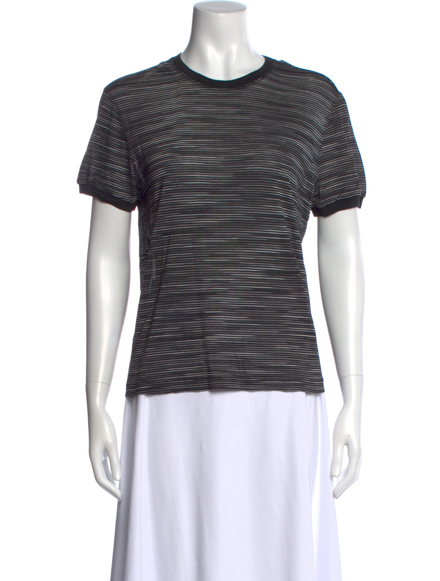Missoni Sport Striped Crew Neck T-Shirt
