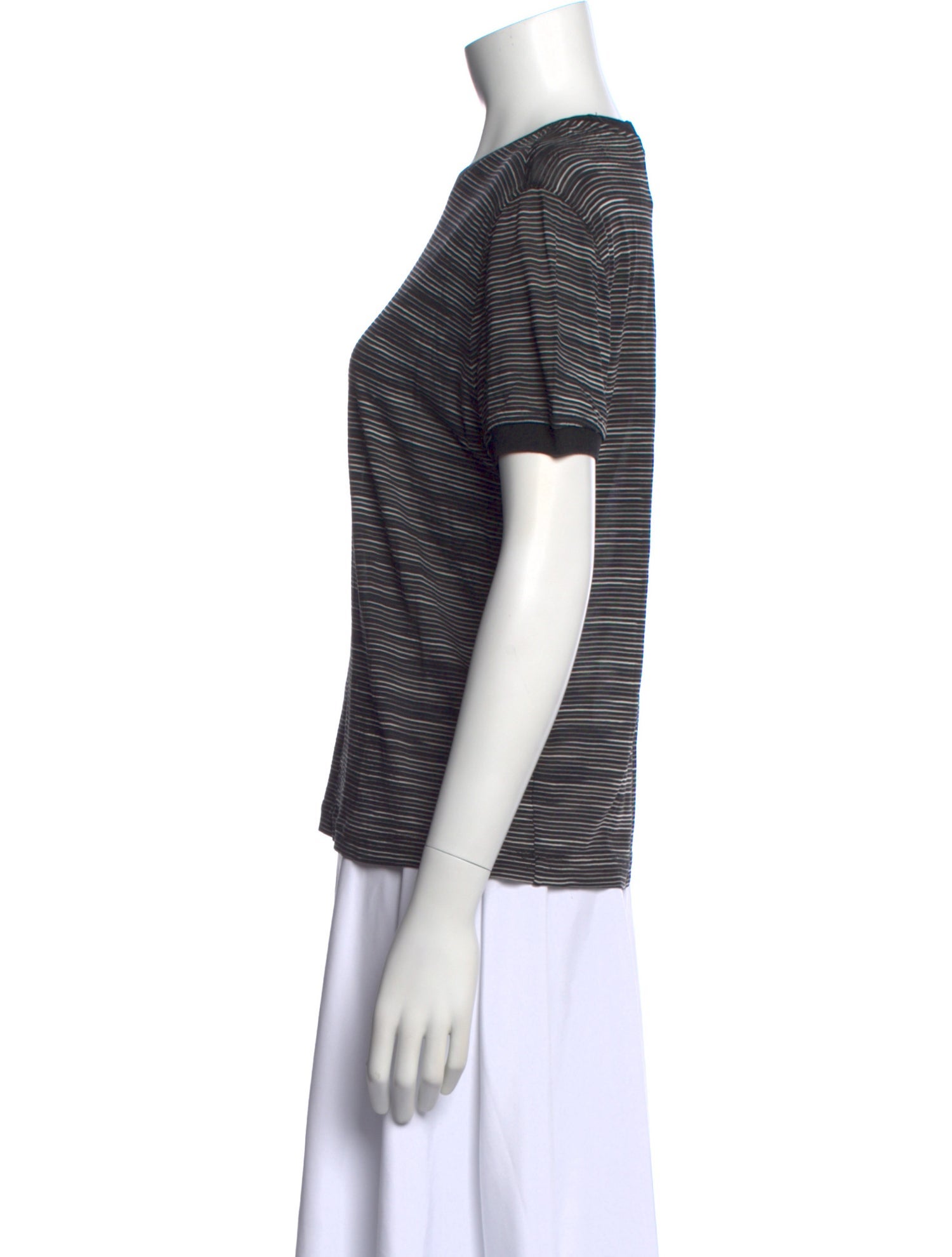 Missoni Sport Striped Crew Neck T-Shirt