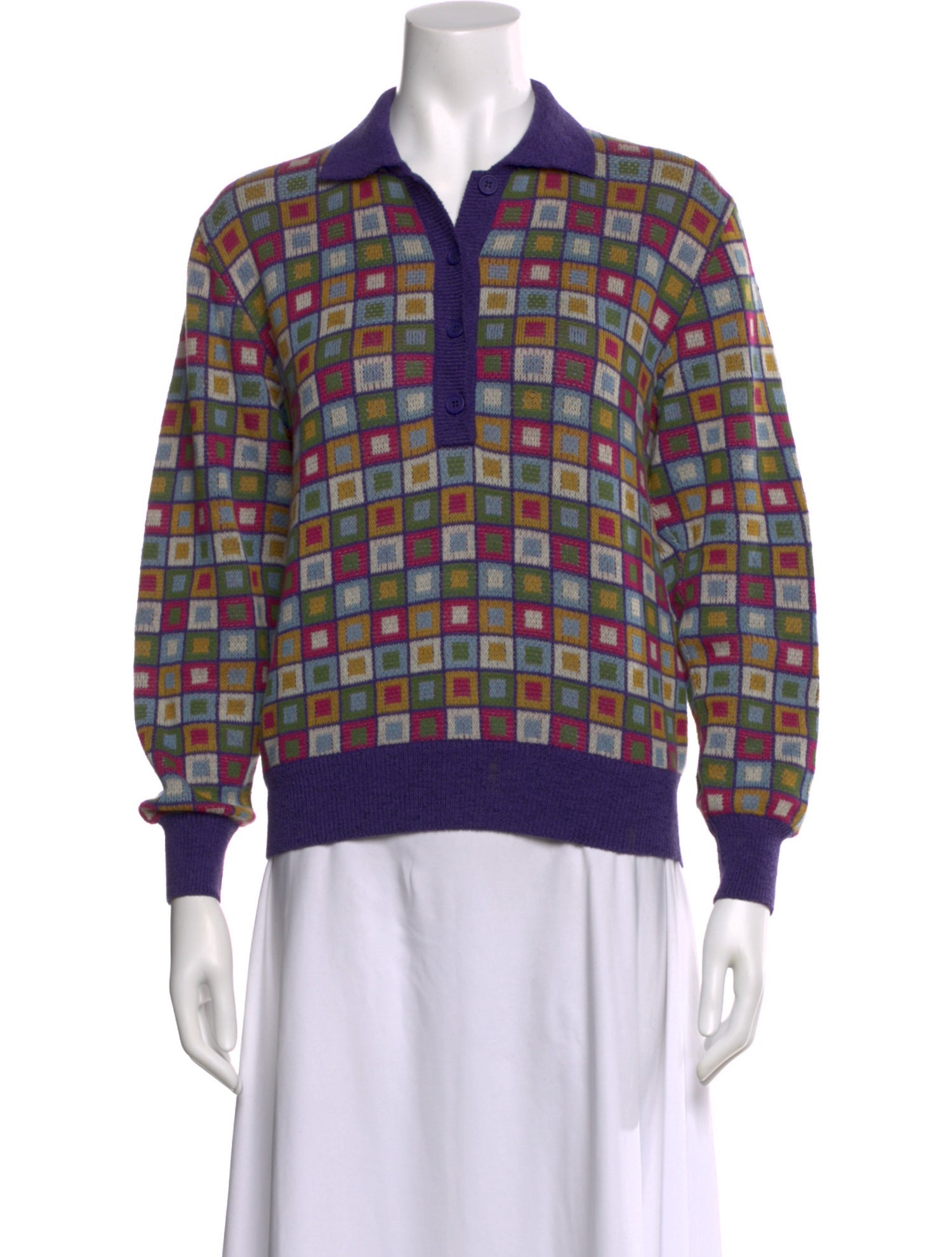 Missoni Sport Patterned Long Sleeve Top