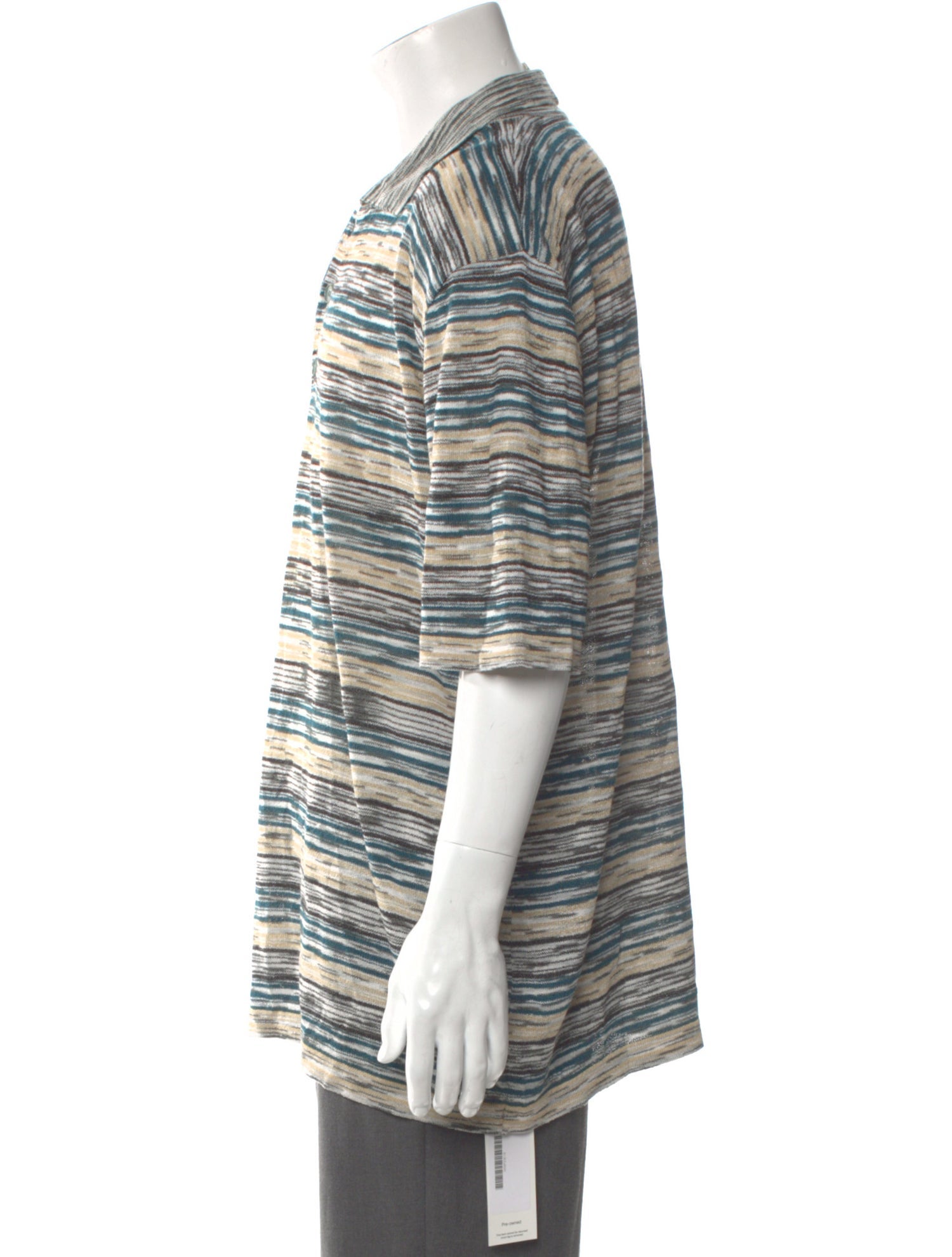 Missoni Sport Striped Short Sleeve Shirt