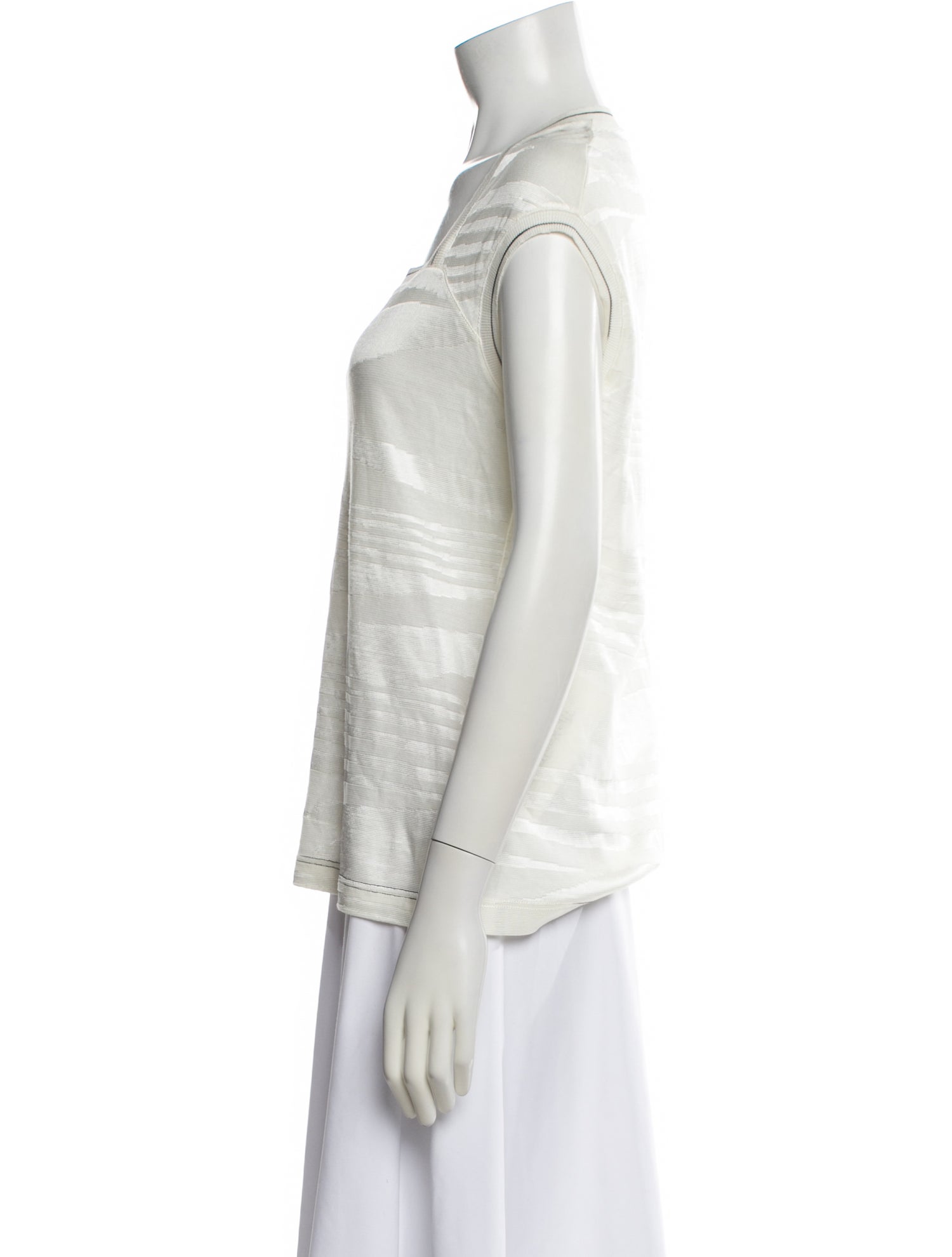 Missoni Sport Patterned Square Neckline Top