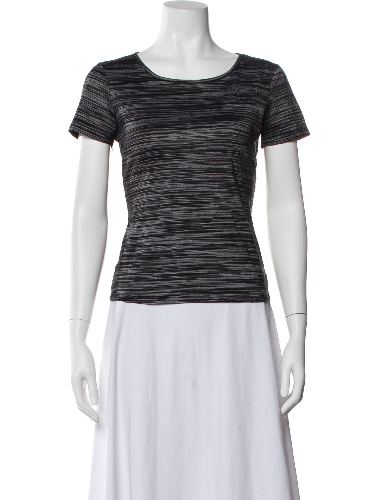 Missoni Sport Striped Crew Neck T-Shirt