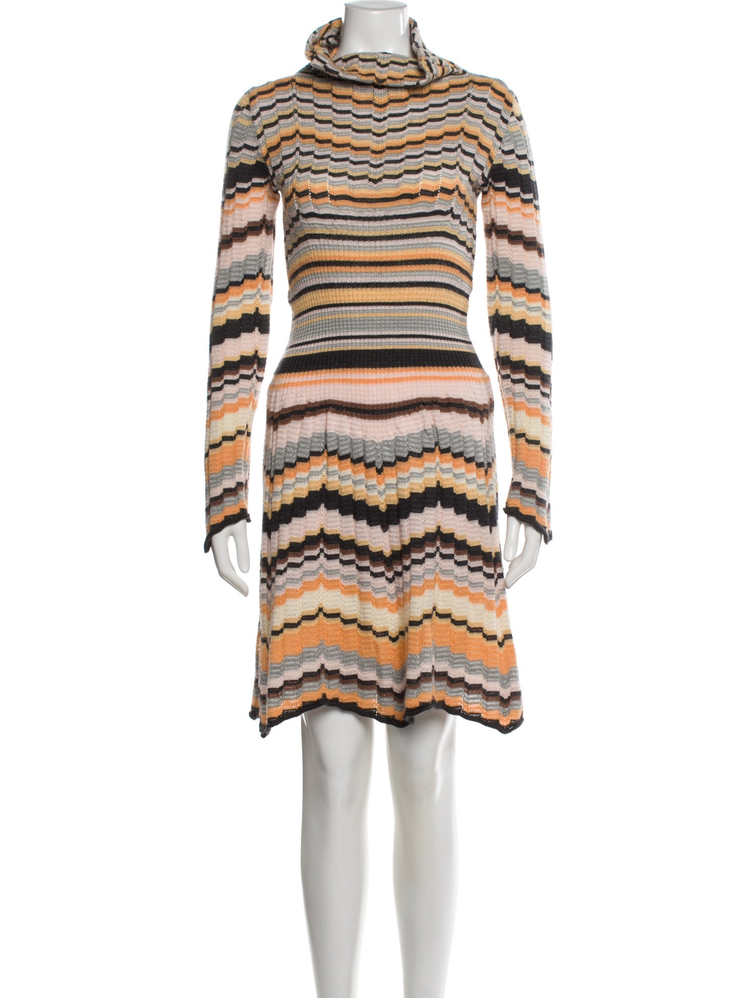 Missoni Sport Striped Knee-Length Dress