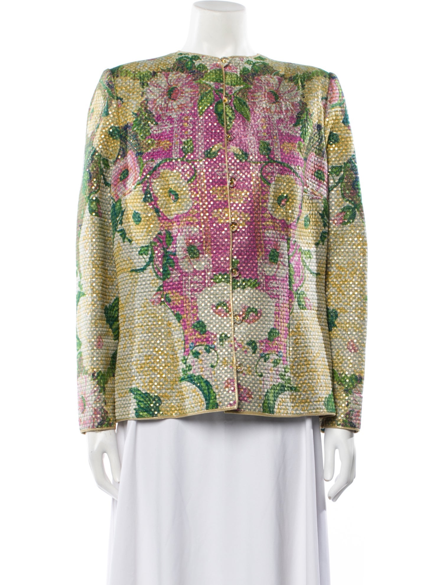 Martha Phillips Printed Evening Jacket