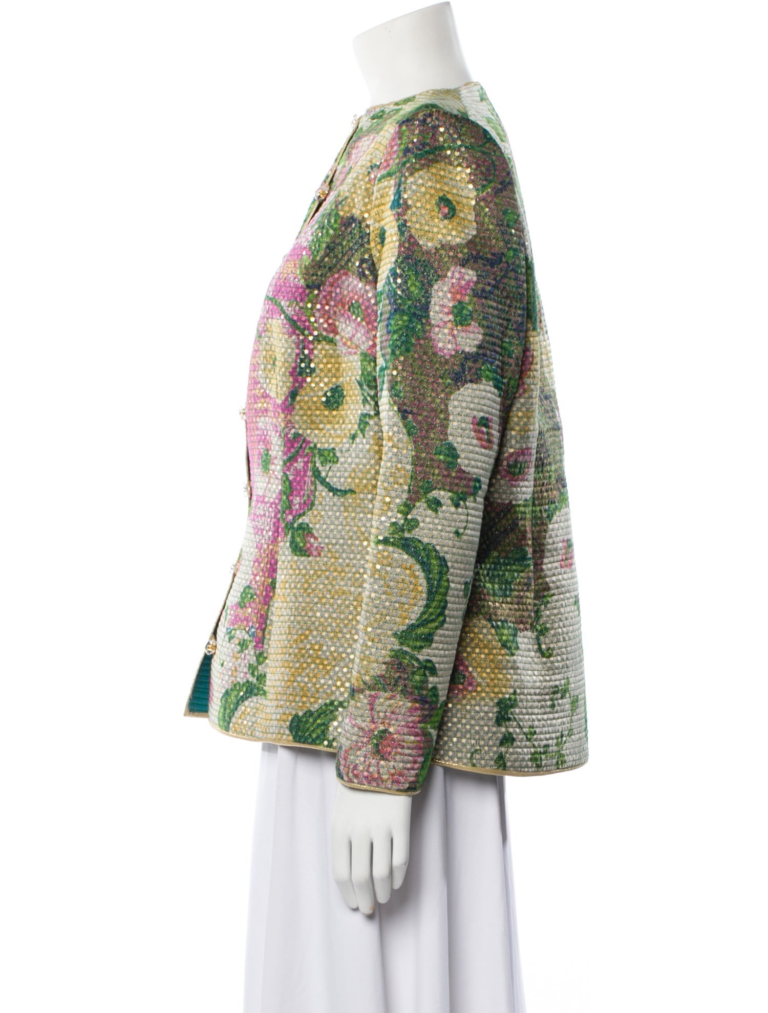 Martha Phillips Printed Evening Jacket