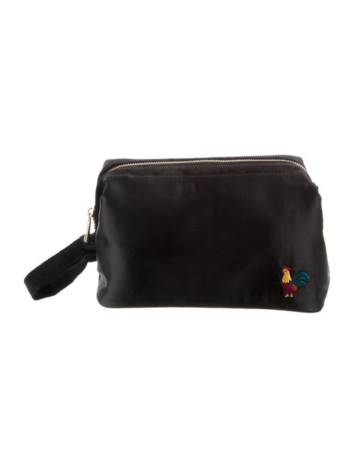 Man Repeller Satin Lunch Pouch Black
