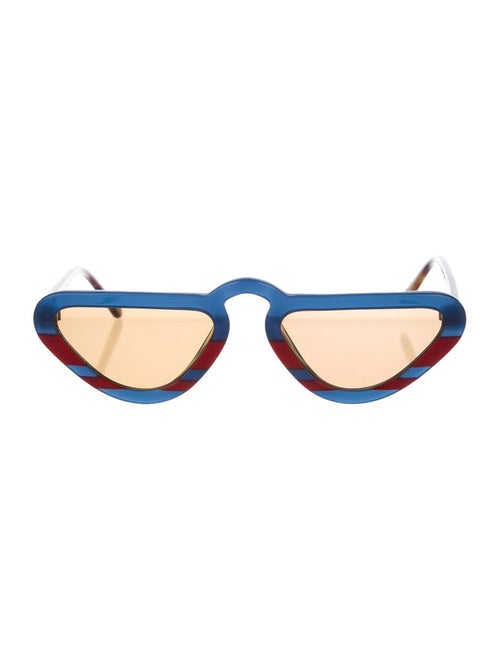 Man Repeller 2018 Unibrow Sunglasses Blue