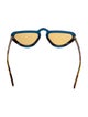Man Repeller Unibrow Cat-Eye Sunglasses