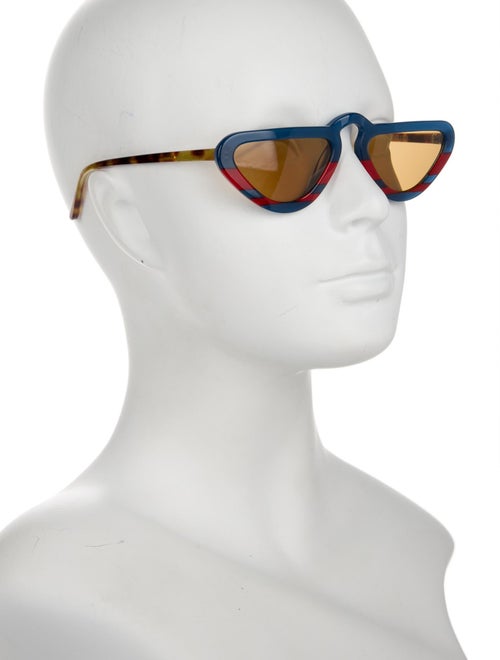Man Repeller Unibrow Cat-Eye Sunglasses