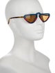 Man Repeller Unibrow Cat-Eye Sunglasses
