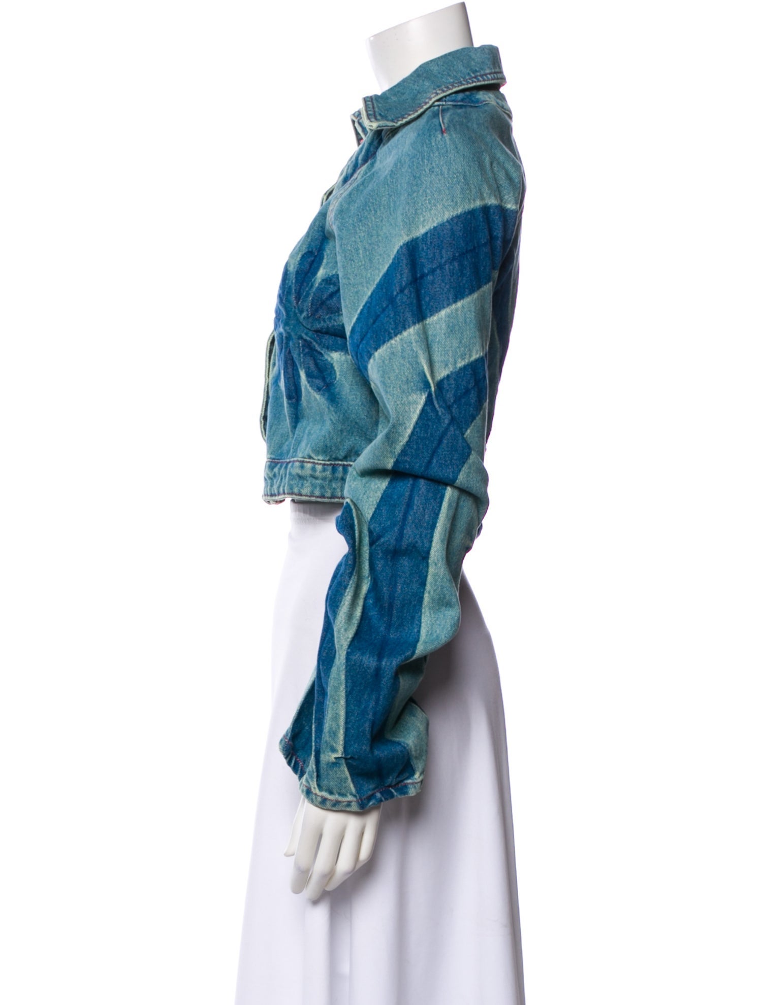 Masha Popova Printed Denim Jacket
