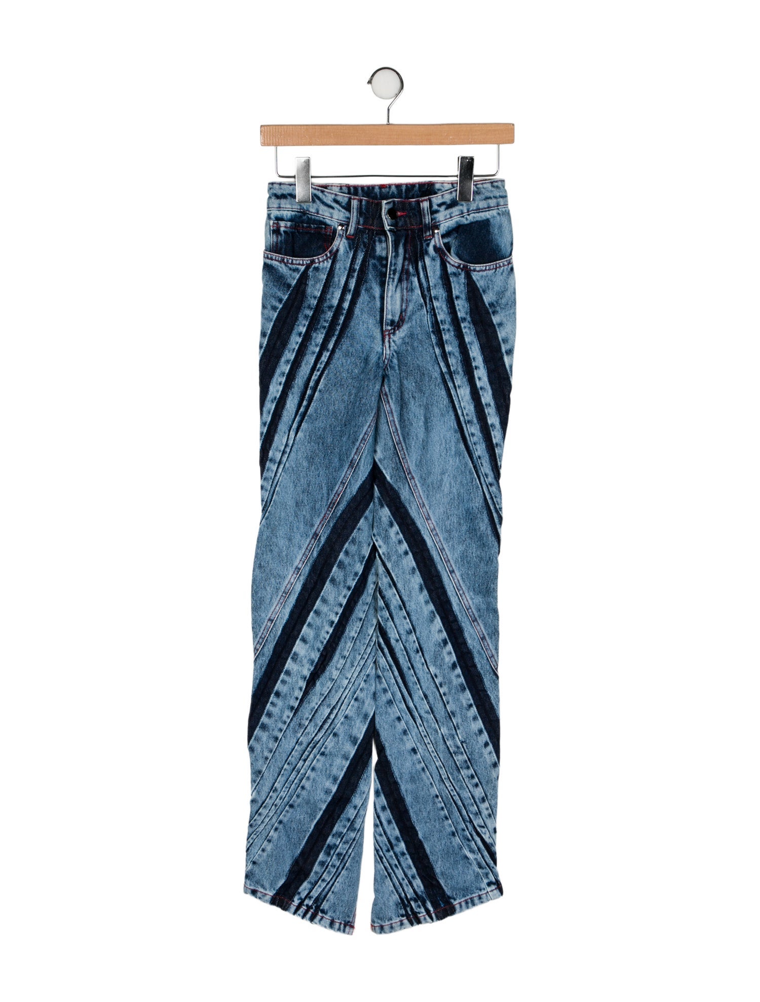 Masha Popova Mid-Rise Wide Leg Jeans w/ Tags
