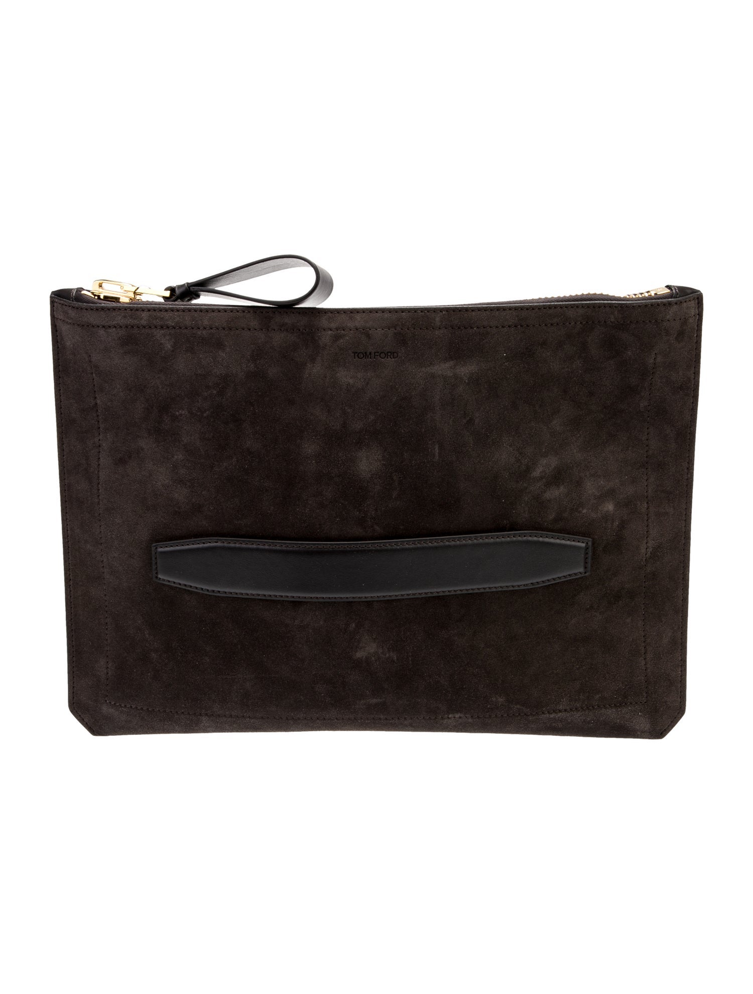 Tom Ford Suede Buckley Document Holder