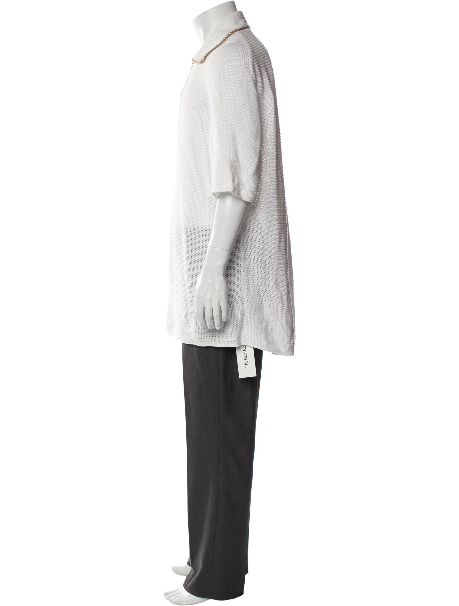 Mr. Porter Striped Collar Polo Shirt