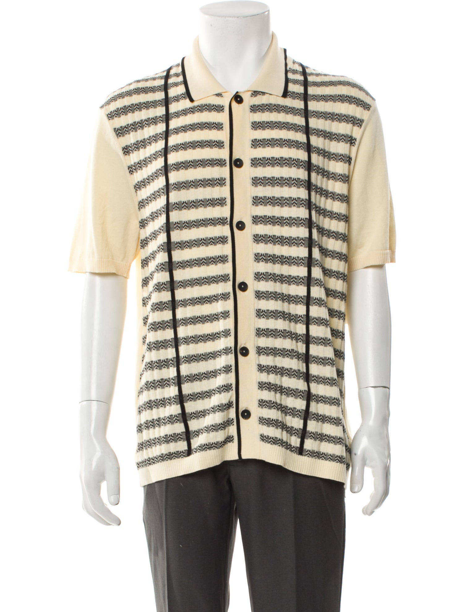 Mr. Porter Striped Short Sleeve Shirt